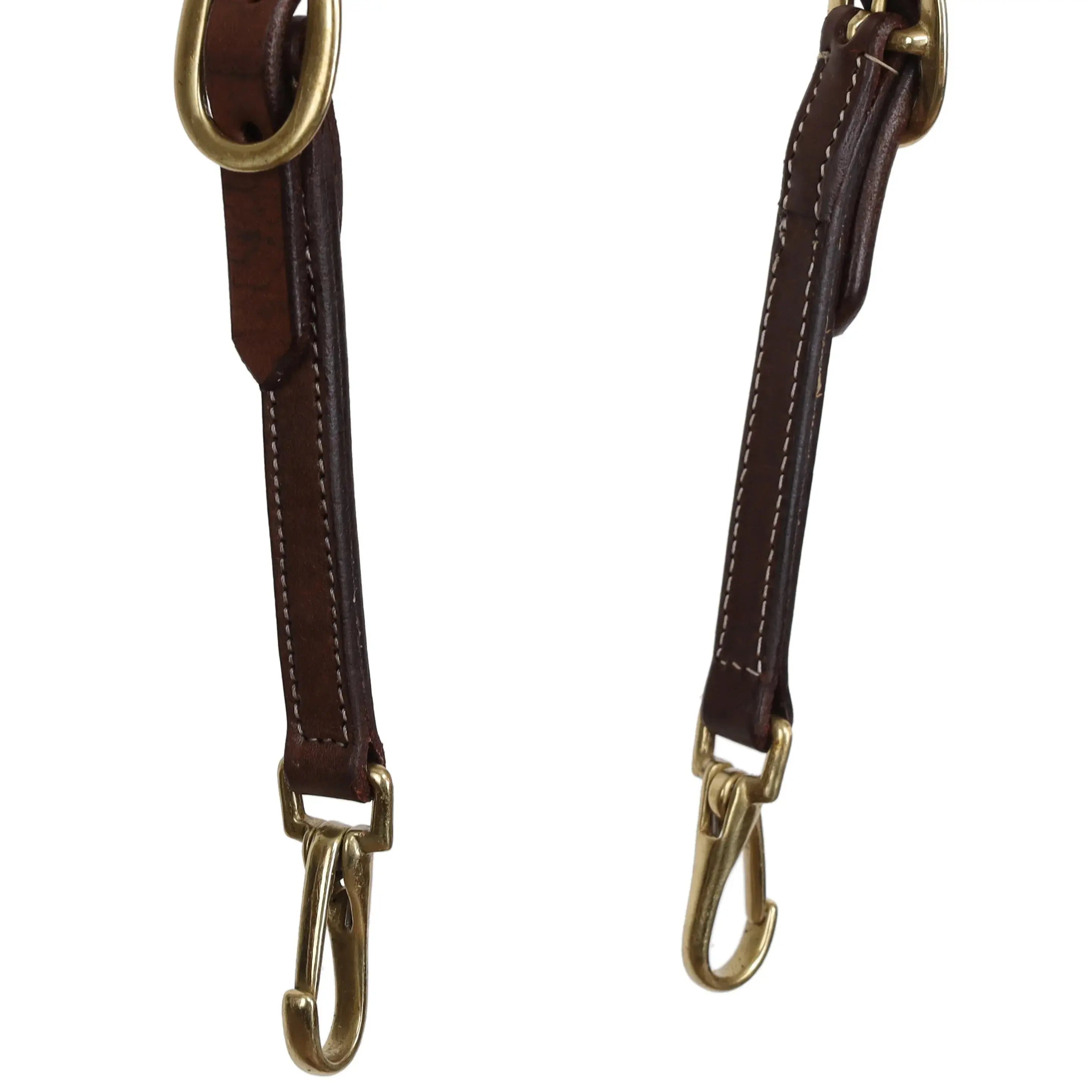 Argentina Cow Leather One Ear Headstall with Snaps - Mini/Small Pony close up