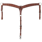 Barbwire Argentina Cow Leather Breastcollar - Mini/Small Pony