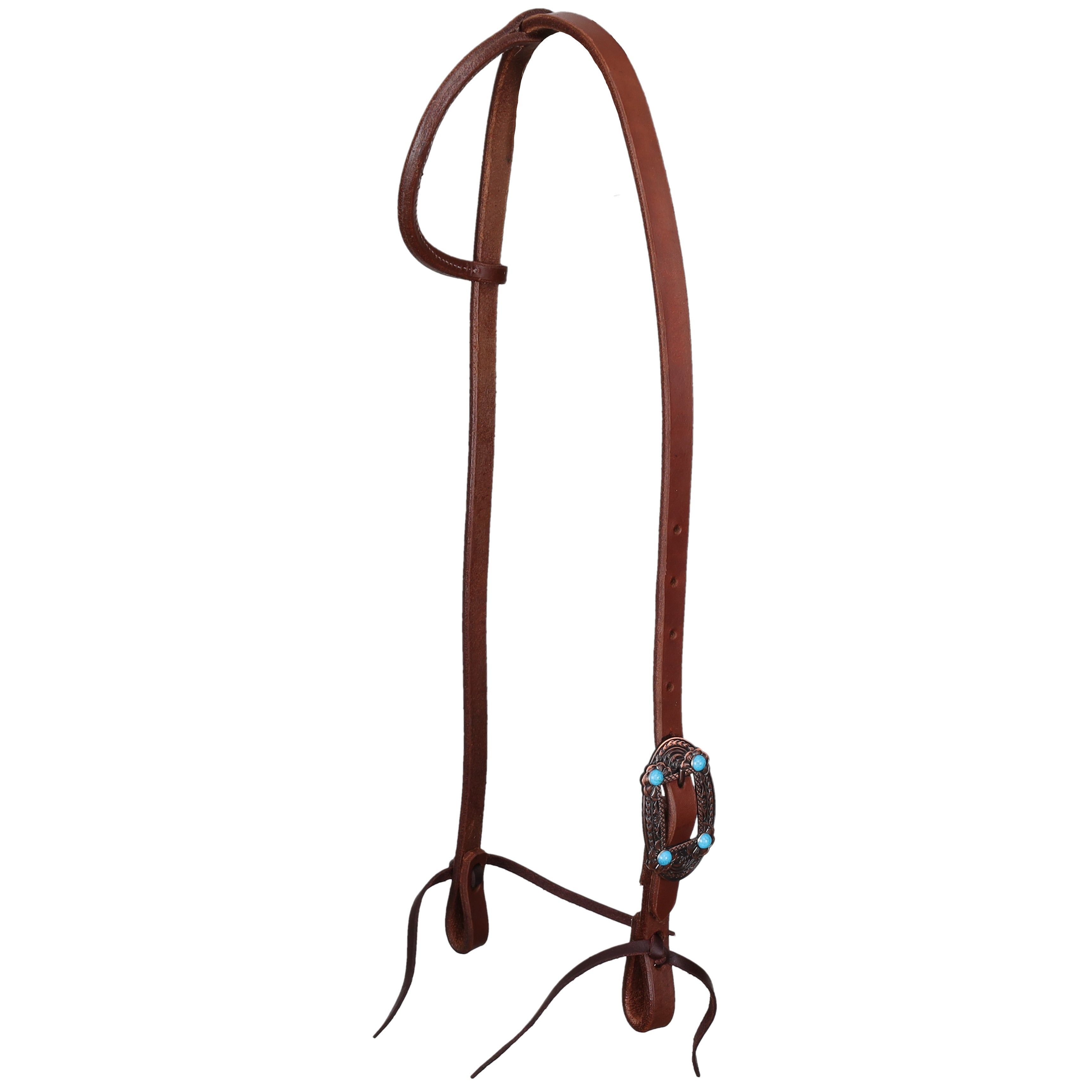  Prairie Jewel Argentina Cow Leather One Ear Headstall