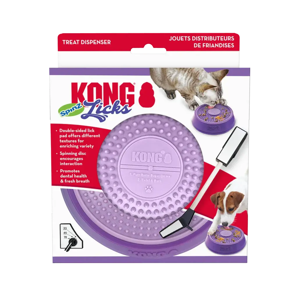 KONG LICKS SPINZ SMALL Dog Toys