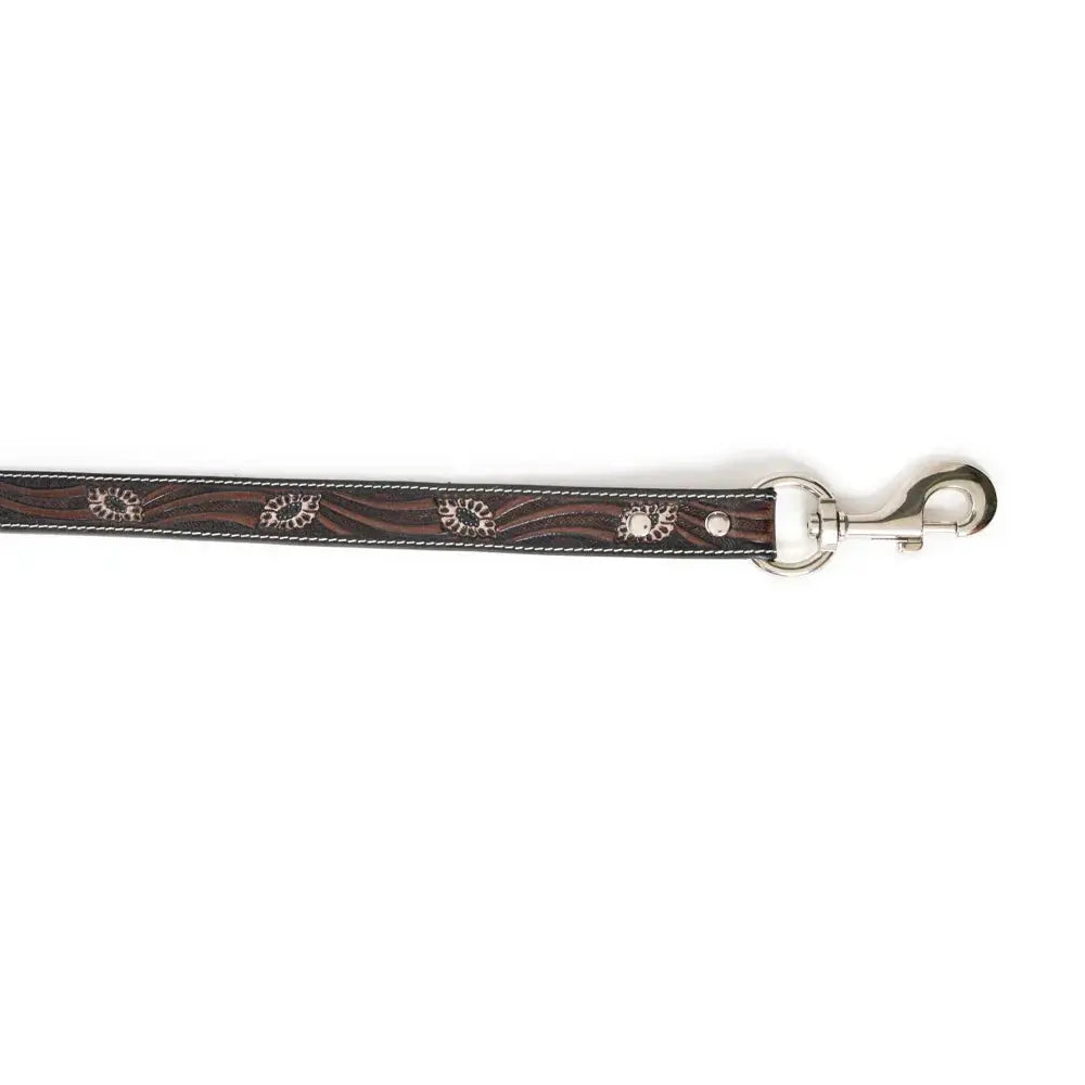 Luna Beam Dog Leash In Dark Brown Dog