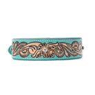 Turquoise Sky Southwest Dog Collar In Turquoise Dog