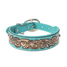 Turquoise Sky Southwest Dog Collar In Turquoise Dog