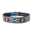 Running Free Beaded Heritage Dog Collar In Brown Dog