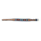 Running Free Beaded Heritage Dog Collar In Brown Dog