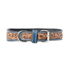 Running Free Beaded Heritage Dog Collar In Brown Dog