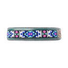 Turquoise Blossom Western Dog Collar In Brown Dog