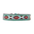 Santa Fe Bone Beaded Collar In Brown