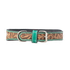 Santa Fe Bone Beaded Collar In Brown Dog
