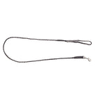Trailbound Leather Dog Leash In Rustic Brown With Braided Design And Metal Hook