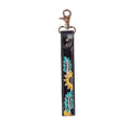 Cheyenne Bloom Hand-Tooled Key Fob