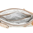 Wild Chic Phone Case Bag In Brown & White inside