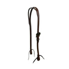Oiled Harness Split Ear Headstall With Heritage Steer Buckle Horse