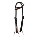 Four of a Kind Single Ear Argentina Cow Leather Headstall Horse