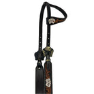 Four of a Kind Single Ear Argentina Cow Leather Headstall Horse