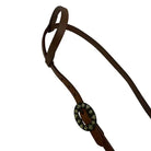 Oiled Harness Single Ear Headstall With Black Jack Buckle Horse