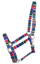 Premium Nylon Horse Sized Halter with serape design Horse