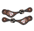 Ladie's Diamond Flush Spur Strap