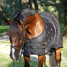 Black mesh BeneFab Rejuvenate SmartScrim MINI horse fly sheet with ventilation holes