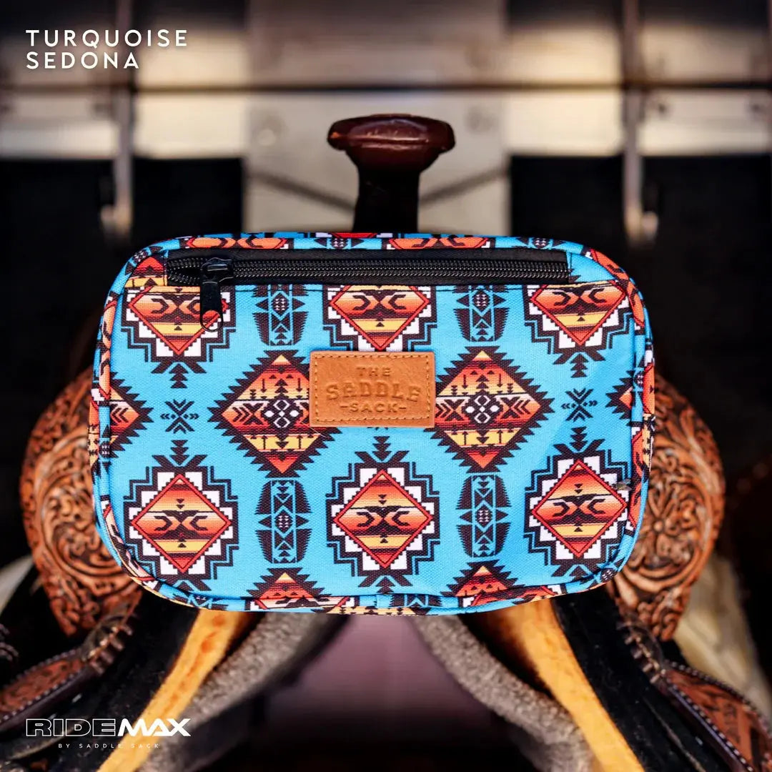RIDEMAX BAG BY SADDLE SACK Turquoise Sedona Horse