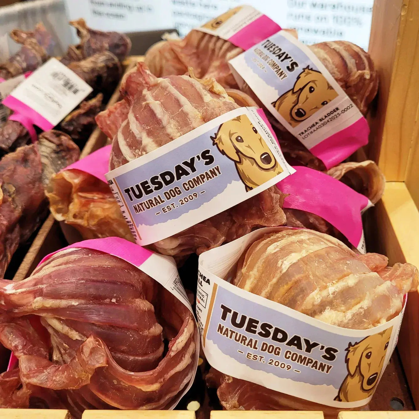 BEEF TRACHEA BALLS pile