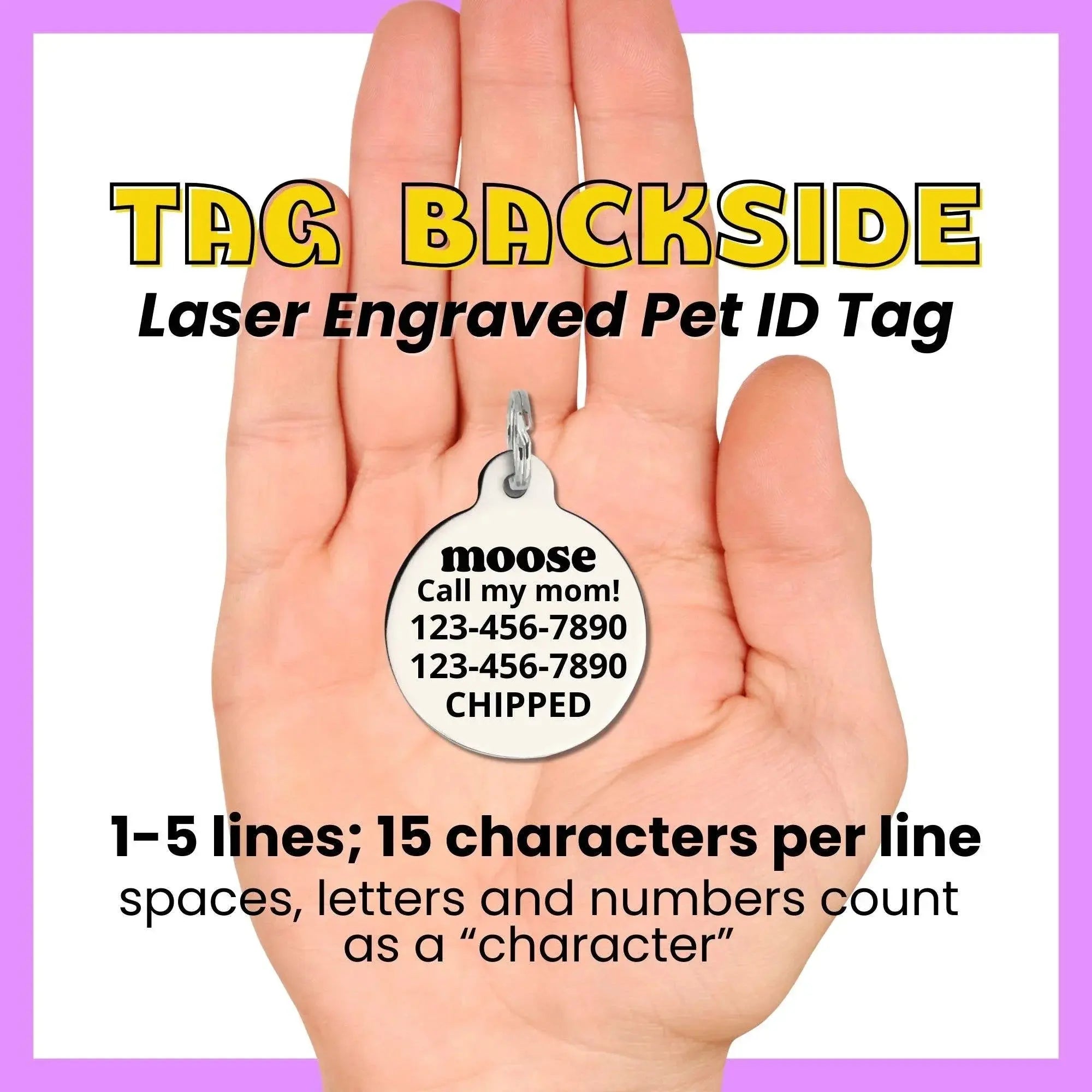 Personalized Pet ID Tag w/QR Code - Have You Seen my Balls