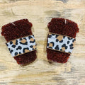Brown Leopard Coffee Cup Car Freshie Car Scent Air Freshener