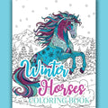 Winter Horses Coloring Book