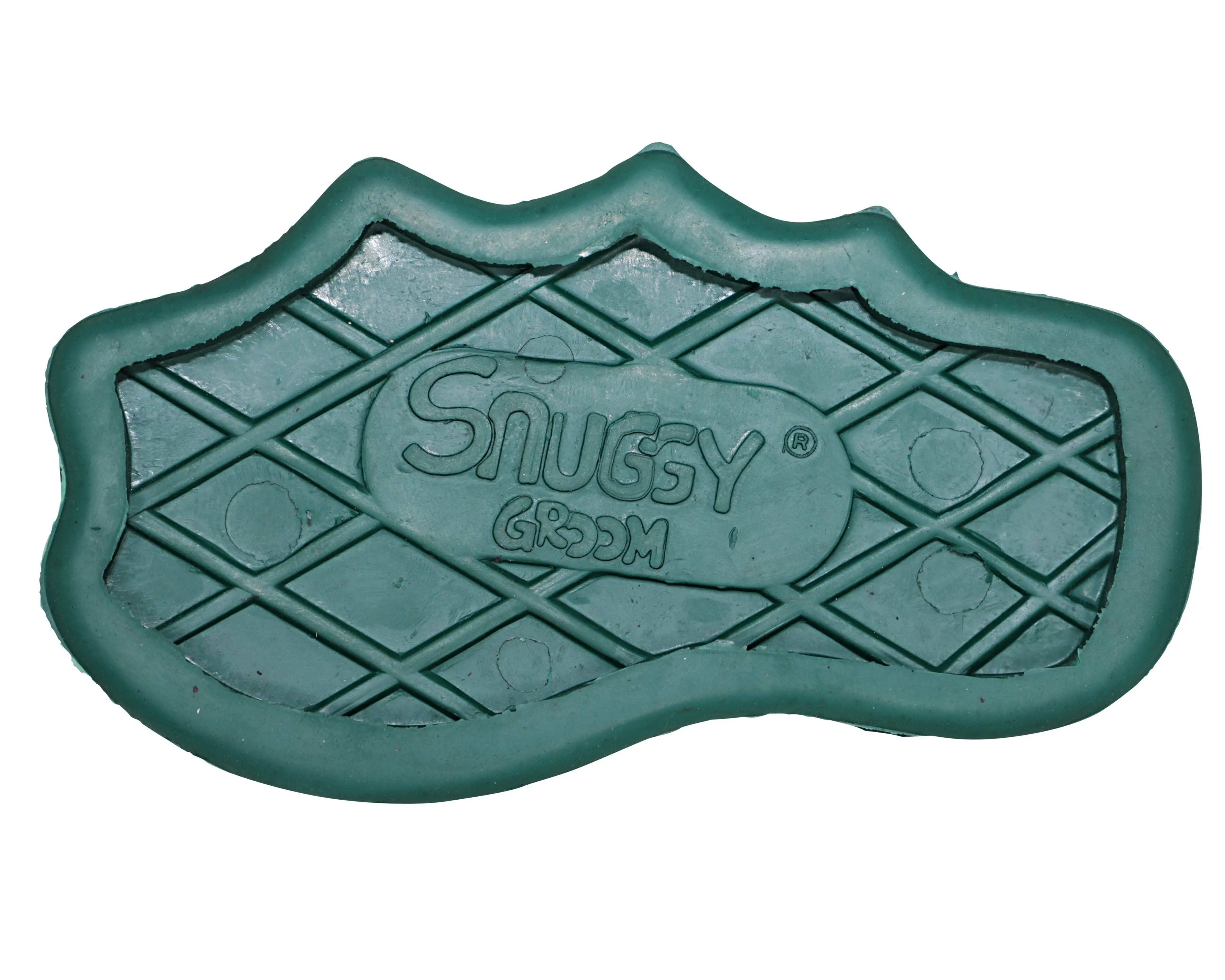 Snuggy® Groomer Soft Teeth Rubber Curry Dark Green Horse
