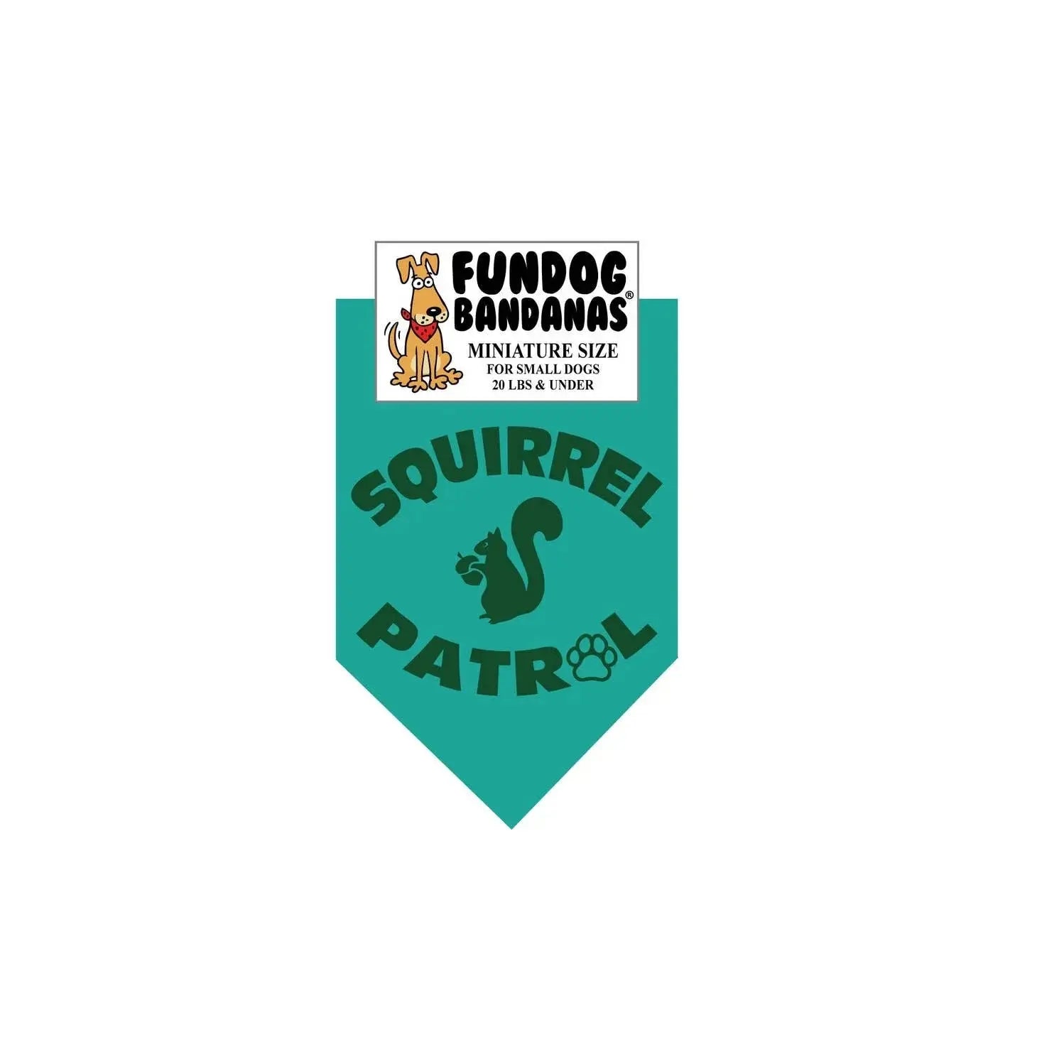 Squirrel Patrol Bandana-Made in USA Dog
