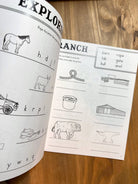 The Reading Ranch Cowboy Tom: Workbook One inside