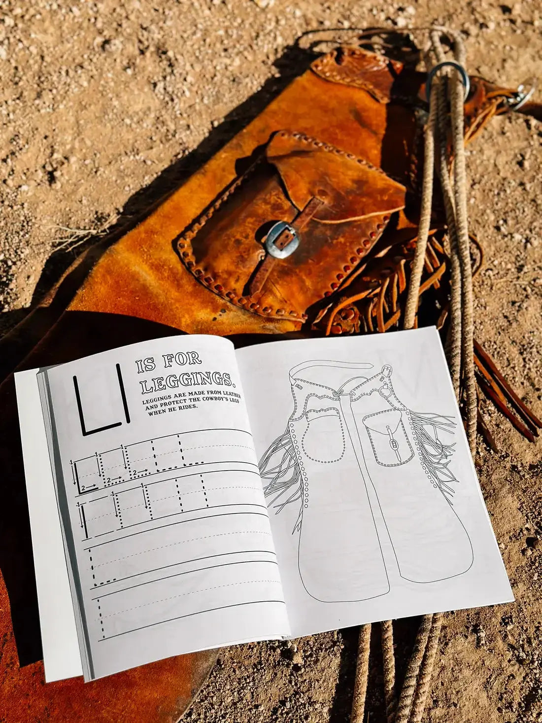 Ranching: Pre-K & Kindergarten ABC Workbook  inside