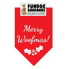 Merry Woofmas - Red and Green - Made in USA Dog