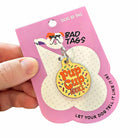 Dog ID Tag with Personalized QR Code - Pup Cup addict Dog