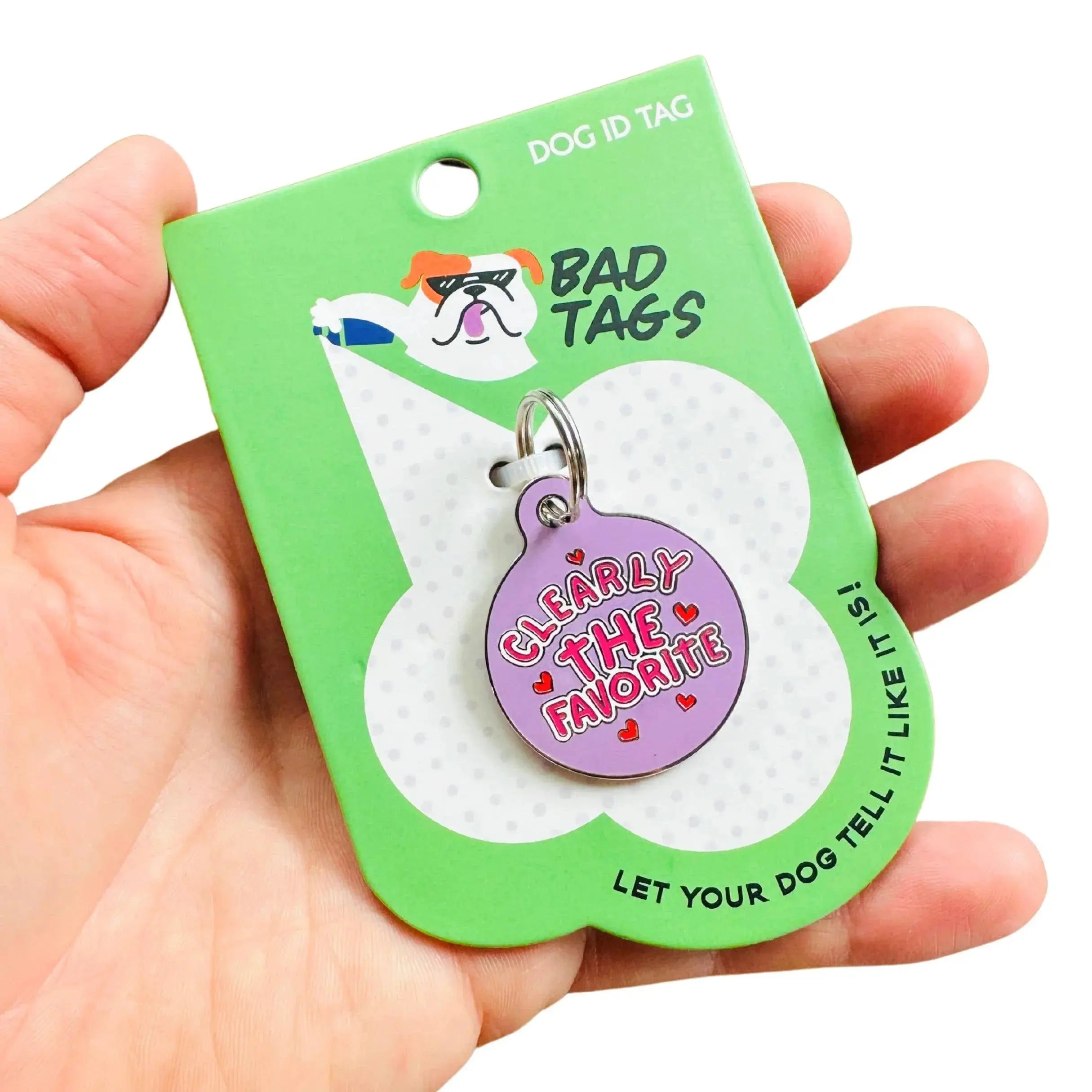 Dog Tag w/ Personalized QR Code - Clearly the Favorite