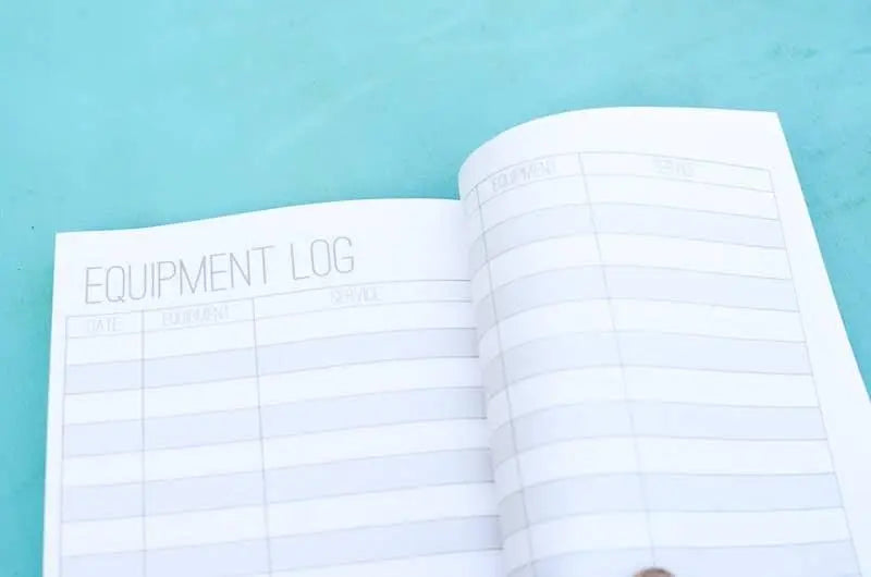 The Barn Manager's Log Book