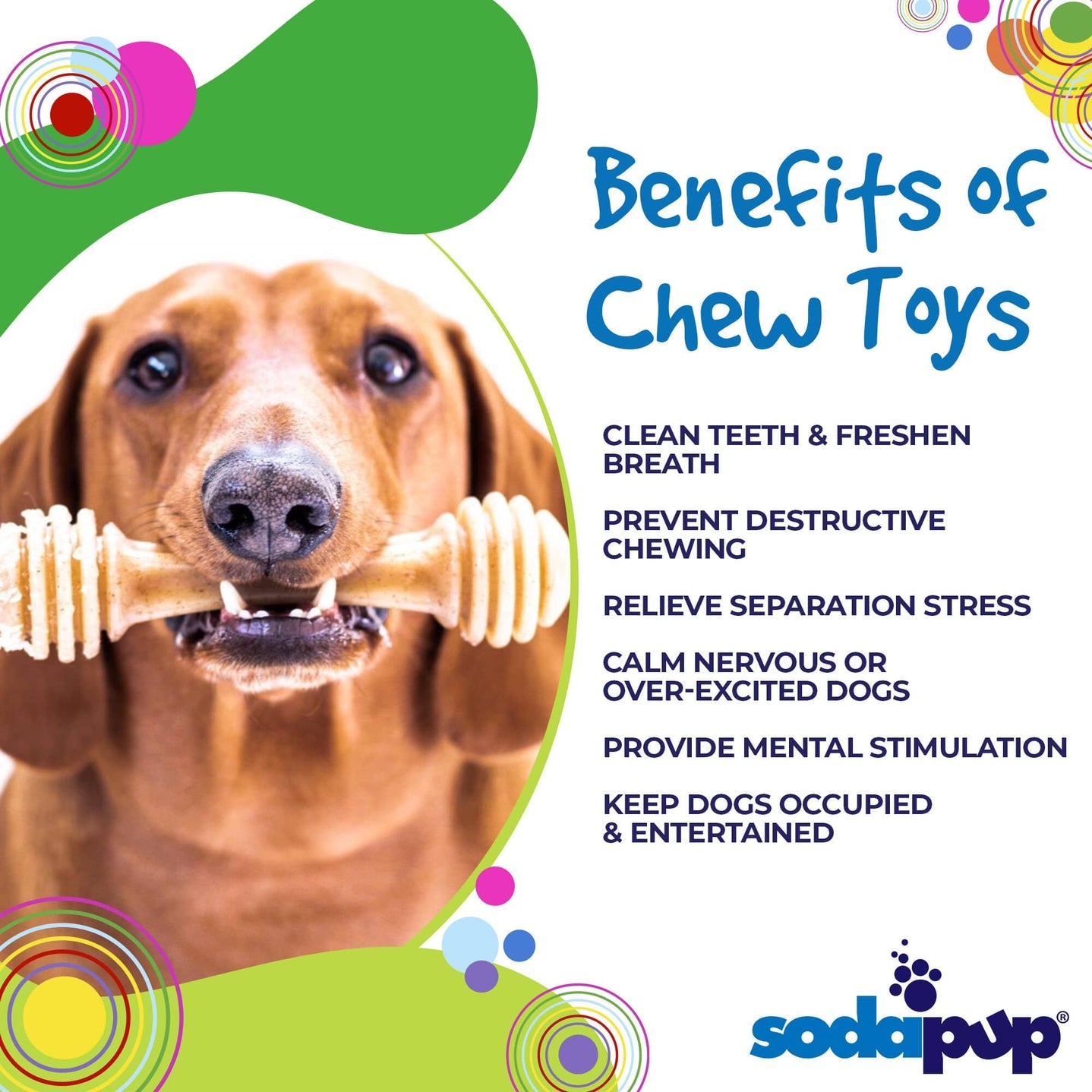 SodaPup Can Chew Toy Small / Orange