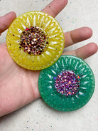 Sunflower/Flower Large Glitter Vent Clip Freshies - Single Pack