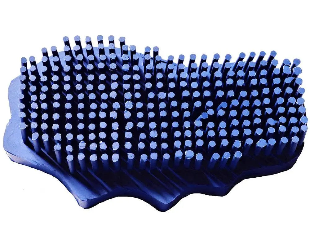 Snuggy® Groomer Soft Teeth Rubber Curry Navy Blue Horse