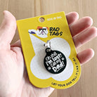 Oh Shit I'm Lost Call Dad - Dog ID Tag or Pet Collar Charm Dog
