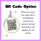 Dog ID Tag w/ Personalized QR Code - Breaking Hearts