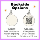 Dog ID Tag w/ Personalized QR Code - Breaking Hearts
