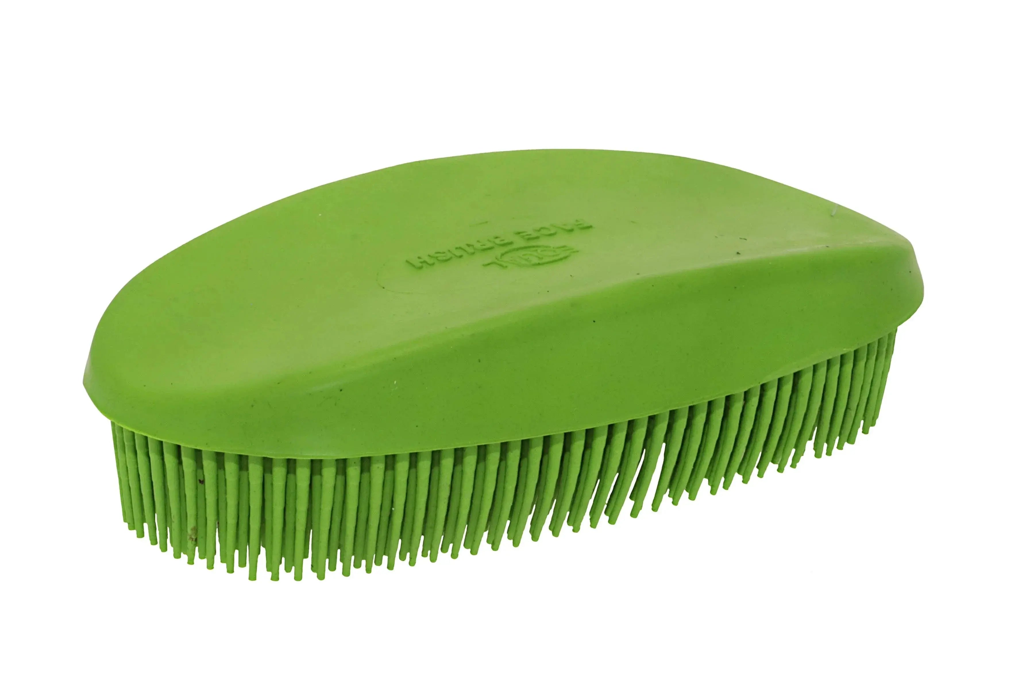 Oval Face Curry Grooming & Bathing Pet Brush Horse