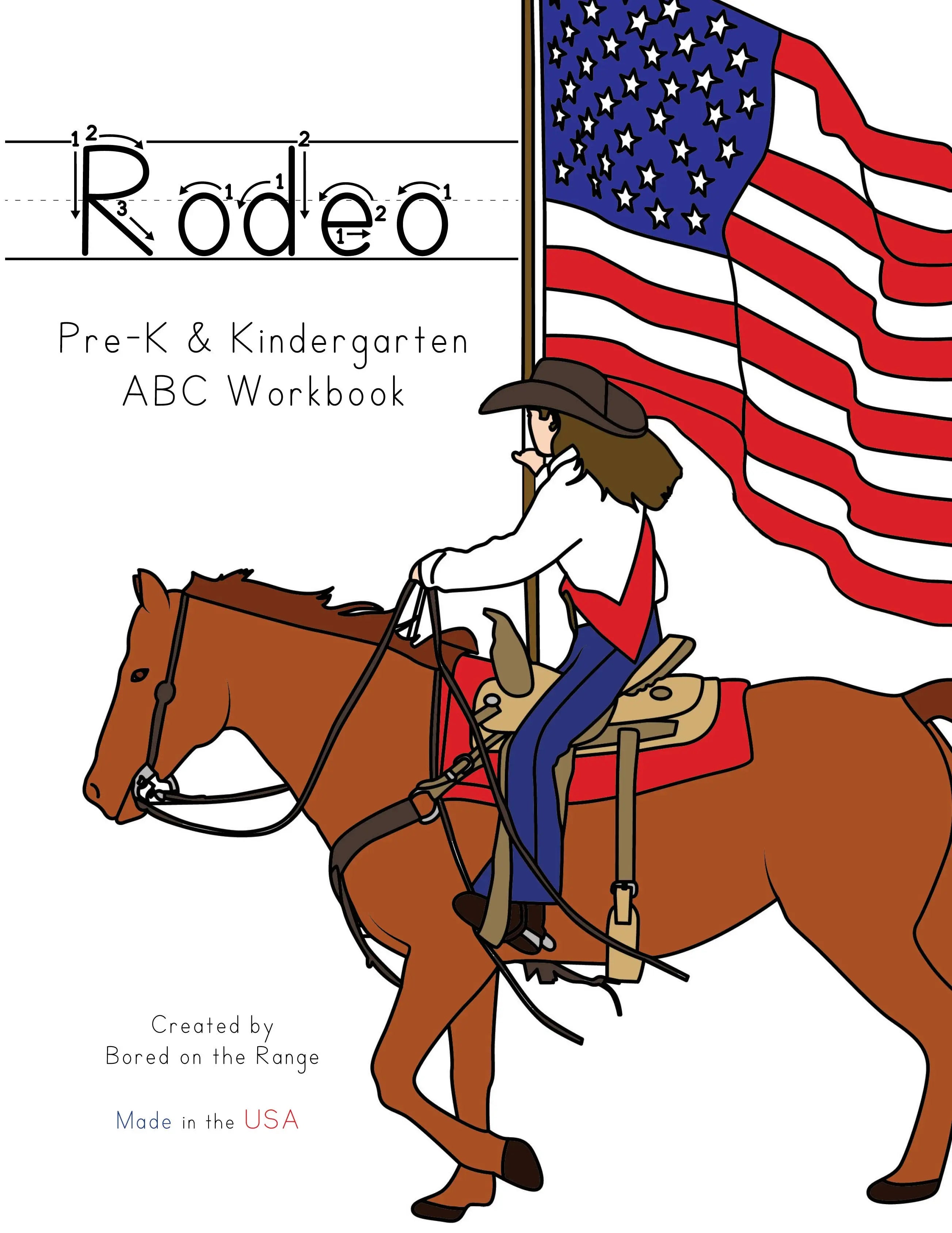 Rodeo: Pre-K & Kindergarten ABC Workbook Front