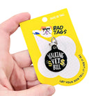 Funny Personalized QR Code Dog ID Tag - Walking Vet Bill Dog