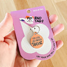 Dog ID Tag or Collar Charm: You Look Like You Need a Treat