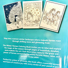 Winter Horses Coloring Book
