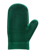 Massage Grooming Glove Dark Green Horse