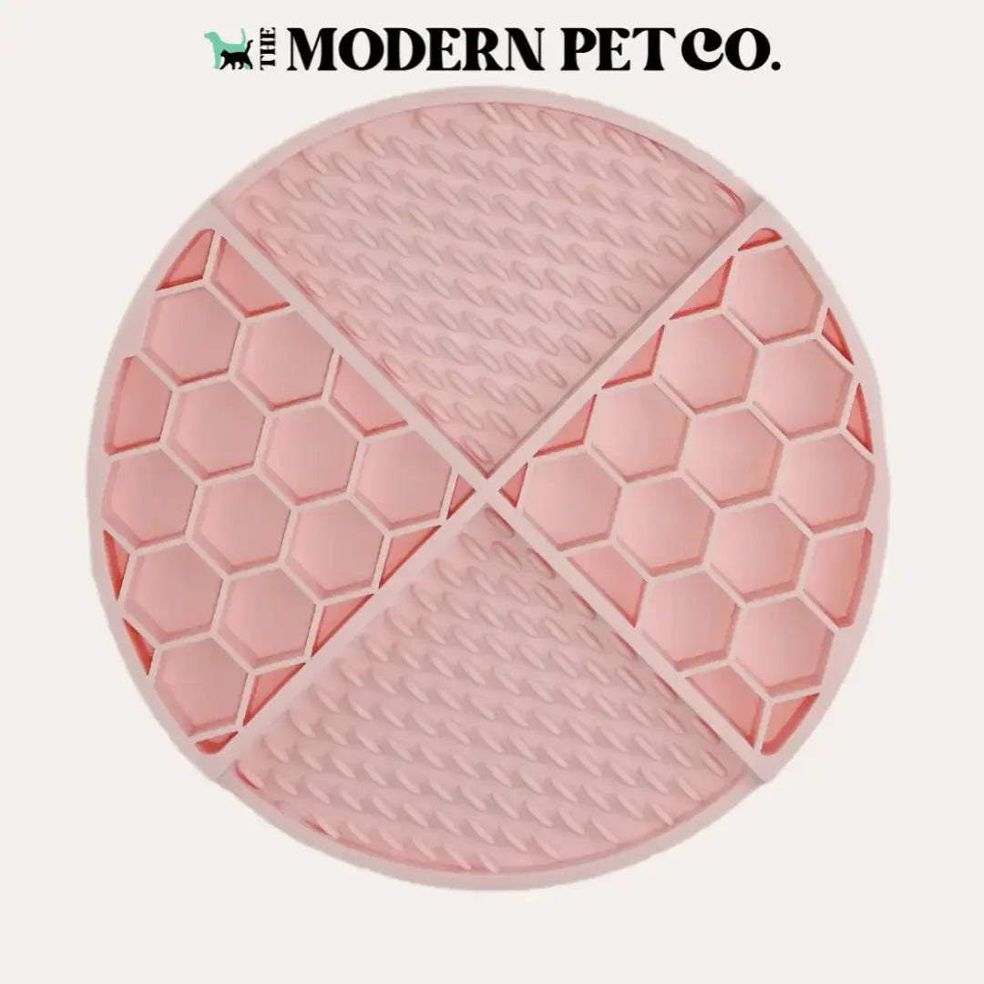 Savor the Flavor Lick Mat | Dog Feeding Mat Light Pink