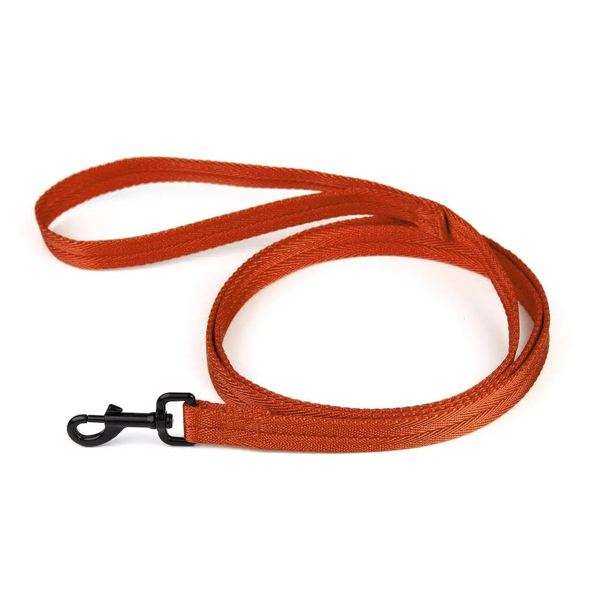 Nylon Flat Leash Orange 6' 5 8"